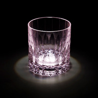 Verre à whisky en cristal K9 de qualité supérieure, design lame taillée à la main, verre sans plomb, coffret cadeau de luxe pour anniversaire, anniversaire de mariage, événement d'entreprise