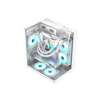 AntarcChill New Style Gamer PC Case Micro ATX Computer Case Glass Panels PC Gaming Computer Cabinet & Mid Towers Desktop