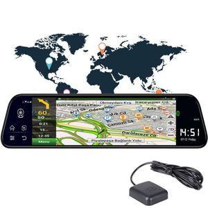 Zimtop 12 дюймов 1080p 4G зеркало заднего вида Автомобильная камера WiFi ADAS <span class=keywords><strong>Android</strong></span> 8,1 сенсорный видеорегистратор - Product Image 4