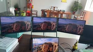 Moniteur portable pour ordinateur portable 15,6 pouces 1080P USB-C avec haut-parleurs, support et extension d'écran quadruple - Product Image 2