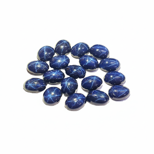 ไพลินรูปดาวเบลอและพลอยรูปไข่ทรงหลังเบี้ยด้านไดออปไซด์สำหรับทำแหวนและจี้ที่ไม่เหมือนใครหินหลวม - Product Image 1