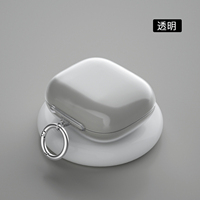 2025 souple clair TPU couverture casque casque écouteur boîte de charge coque avec mousqueton rond pour Beats Powerbeats Pro 2