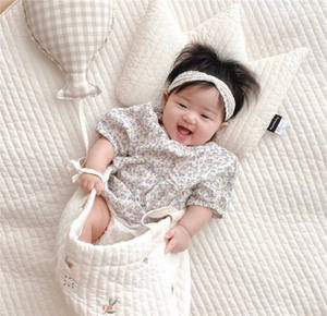 Sac de rangement multifonctionnel personnalisable <span class=keywords><strong>pour</strong></span> <span class=keywords><strong>bébé</strong></span>, broderie, couches, vêtements, jouets, seau de rangement, literie - Product Image 4