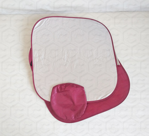 Hình Vuông Phong Cách Có Thể Tùy Chỉnh Logo Màu Đỏ Xe Phía Trước Che Nắng - Product Image 5