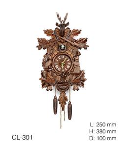 Chiming Classic Cuckoo Đồng Hồ Treo Tường Bird Đồng Hồ Trang Trí Nội Thất Giáng Sinh Đồng Hồ Quà Tặng (Nâu) - Product Image 3
