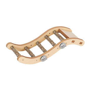 Wooden Parrot Climbing <b>Ladder</b> With Claw Sharpening Perch For Birdcage Decoration Pet Supplies - Product Image 3