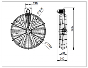 Équipement <span class=keywords><strong>de</strong></span> bétail <span class=keywords><strong>de</strong></span> ventilateurs <span class=keywords><strong>de</strong></span> panier <span class=keywords><strong>de</strong></span> ventilateur <span class=keywords><strong>de</strong></span> stalle <span class=keywords><strong>de</strong></span> cheval électrique <span class=keywords><strong>de</strong></span> jet élevé <span class=keywords><strong>de</strong></span> 1270mm - Product Image 4