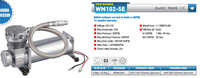 Compresseurs portables Compresseur d'air WM102-5E Ascenseur d'air Suspension Ride Pump ou Truck Air Source Kit
