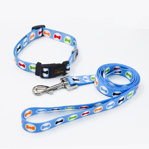 Conjunto <span class=keywords><strong>de</strong></span> Correa para <span class=keywords><strong>Perro</strong></span> con Estampado <span class=keywords><strong>de</strong></span> Huesos, Hecho con Materiales 100% Nailon y Poliéster para Razas Pequeñas y Medianas (Cierre <span class=keywords><strong>de</strong></span> Hebilla) - Product Image 4