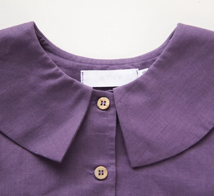 Boutique otoño primavera camisa de manga larga personalizada niñas vestidos <span class=keywords><strong>100</strong></span>% algodón <span class=keywords><strong>Natural</strong></span> orgánico Bebé Ropa niños ropa - Product Image 3