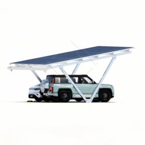 Supports de montage en alliage d'aluminium pour carport solaire haute performance, pour véhicules électriques résidentiels et stations de recharge de véhicules électriques - Product Image 1