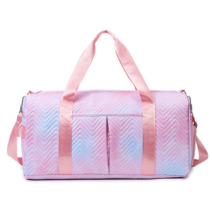 Nouveau Sac de Voyage Sportif Épaissi avec Séparation Humide/Sèche, Sac de Yoga et Fitness Grande Capacité, Sac de Voyage Court Séjour, Sac de Sport en Gros - Product Image 4