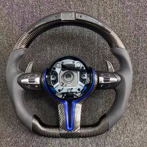 <span class=keywords><strong>Volante</strong></span> Deportivo de Fibra de Carbono y Cuero con LED <span class=keywords><strong>M</strong></span> Performance para <span class=keywords><strong>BMW</strong></span> E92 E90 E70 E71 F10 F20 F30 F22 F45 F06 F12 F13 F02 M3 M5 F40 - Product Image 1
