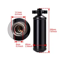 Nouveau filtre déshydrateur récepteur AC 515-3R # Vanne de pression pour sécheur de réfrigérant de climatiseur automobile 6 filettes 3/8