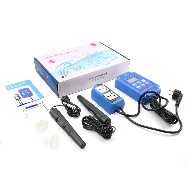 New PH ORP Redox Controller Wifi Output Power Relay Monitor for Aquarium Hydroponics Plant Pool Spa BNC Replaceable Probe