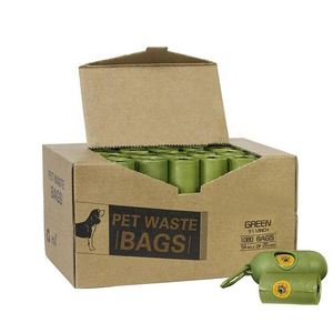 Sacs à déjections canines biodégradables en polyester, personnalisés avec logo, de haute qualité, écologiques, vente en gros - Product Image 1