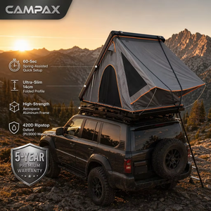 Ultra Thin Auto Open Car Rooftop <b>Tent</b> Aluminum Hardshell 4-Season Overlanding for SUV, Hartschalen Dachzelt Ultra-Slim Ultra-Sli - Product Image 1