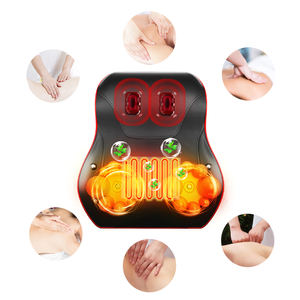 Elétrica Saudável Casa De Corpo Inteiro Shiatsu Cervical Preto Aquecimento Shiatsu Massager Almofada volta massagem assento de carro cobertor vibrador - Product Image 3