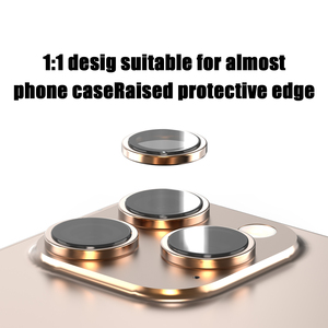 HD rõ ràng OG sapphire máy ảnh ống kính chống cạnh bị phá vỡ hơn 60kg HD chống xước chống sốc cho <span class=keywords><strong>iPhone</strong></span> 13/13 mini cài đặt <span class=keywords><strong>Kit</strong></span> - Product Image 3