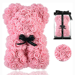 rose teddy bear flowers