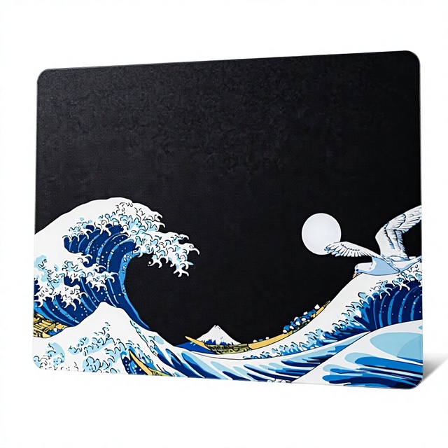 Tempered Glass Gaming Mouse Pad Large Professional Esport Glass Mouse Mat Smooth Surface Office Use Improved Precision Speed