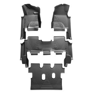 แผ่นรองพื้นรถยนต์ 5D TPE 4 ชิ้น ชุดเต็ม กันลื่น กันน้ำ สำหรับรถยนต์โตโยต้าแลนด์ครุยเซอร์ LC200 ปี 2007-2021 - Product Image 1