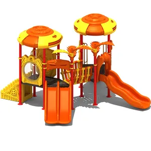 スイング付き大型子供用屋外アミューズメント機器遊び場モジュラースライド