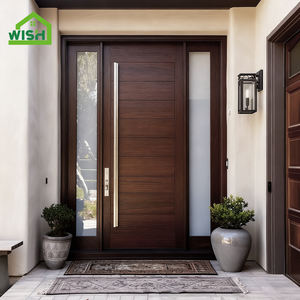 Porte Pivotante Extérieure de Villa Moderne Anti-Effraction en Bois Massif, Conception Robuste, Fournisseur Chine - Product Image 4