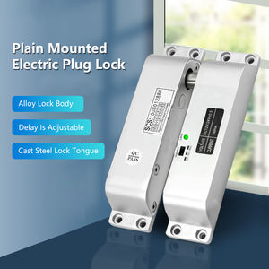 12vミニ電子スライディングボルトロックフェイルセキュリティ電気ドロップボルトドアロック、自動リロックタイマー付き - Product Image 6