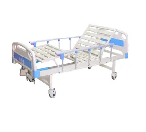 Double Shake Manual Enfermagem Bed CE Certified Feito de ABS e Metal para Uso Hospitalar
