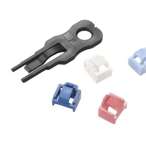 RJ45 Port <b>Lock</b> PC Material Anti-theft RJ45 Socket Dust Plug Prevent Unauthorized Network Access Port Security <b>Lock</b> - Product Image 2