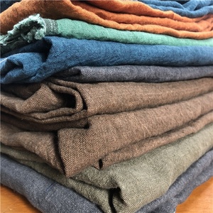 Tissus en lin 100% teints en fil, lavés à l'enzyme, délavés, pour la vente en gros - Product Image 4