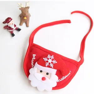 2023 Wholesales Price Pet Christmas Clothes With Bandana For Small Pet Christmas Pet Hat