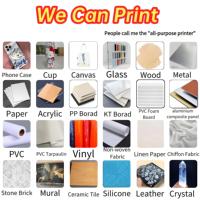 Nueva Impresora UV de Inyección de Tinta A3 de Rollo a Rollo con Cabezal de Impresión DX7, Impresora de Etiquetas Plana Semiautomática Portátil CMYK, 1 Año de Garantía
