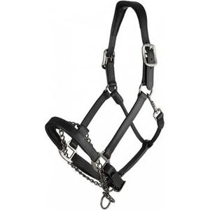 Licou de cheval en cuir durable de haute qualité avec bandeau de nez rembourré en cuir souple et licou de corde en alliage de cou - Product Image 3