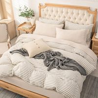 Ensemble de draps et taies d'oreiller en jersey 100% coton, super doux et respirant, 4 pièces, poche extra profonde de 20 pouces