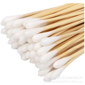 Esound Med Écouvillons médicaux en coton 20 cm stériles dégraissés à tête large avec tige en bambou, 10 pièces par paquet - Product Image 4