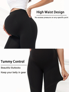FLW-Pantalon <span class=keywords><strong>de</strong></span> <span class=keywords><strong>sport</strong></span> pour <span class=keywords><strong>femme</strong></span> <span class=keywords><strong>enceinte</strong></span>, legging <span class=keywords><strong>de</strong></span> yoga confortable et sans couture, vêtement <span class=keywords><strong>de</strong></span> <span class=keywords><strong>sport</strong></span> imprimé maternité, haute élasticité - Product Image 6