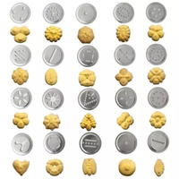 Ensemble de presse-biscuits en acier inoxydable avec 10/20 outils de décoration, kit de pistolet à biscuits compatible lave-vaisselle