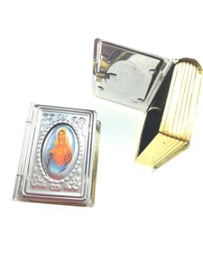 Mini Scatola in <span class=keywords><strong>Acciaio</strong></span> Inox per <span class=keywords><strong>Rosario</strong></span>, Contenitore Regalo per Rosari con Perline da 4mm e 6mm - Product Image 4