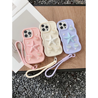 Coque de téléphone portable en TPU tendance de rue avec perles d'époxy DIY pour iPhone 14 15 17 Pro