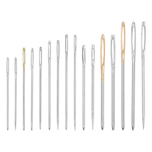 <span class=keywords><strong>Agujas</strong></span> <span class=keywords><strong>de</strong></span> Coser Metálicas con Punta Ancha y Gran Orificio <span class=keywords><strong>para</strong></span> Bordado, Manualidades y <span class=keywords><strong>Punto</strong></span> <span class=keywords><strong>de</strong></span> <span class=keywords><strong>Cruz</strong></span> - Product Image 1