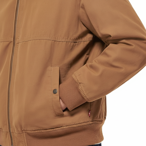 Private Label Men's <b>Winter</b> Stand Collar High Street Style Breathable <b>Waterproof</b> Comfortable Bomber <b>Jacket</b> Outdoor Use Best Price - Product Image 1