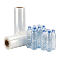 Film rétractable en plastique transparent souple haute performance, compostable, perforé, film rétractable thermique en PE