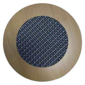 Nuevo estilo de posavasos redondo con malla resistente al calor, mantel individual, tapete aislante para el hogar y la cocina, venta al por mayor - Product Image 1