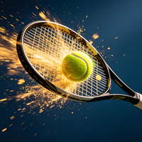 Raket Tenis Serat Karbon Pelatihan Lanjutan dengan Rangka Tahan Lama untuk Penggunaan Klub dan Pelatih