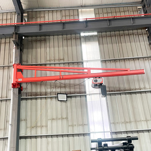 Cantilever Slewing Crane 1 Ton 2 Ton Wall Mounted Jib Crane with Electric <b>Hoist</b> - Product Image 1