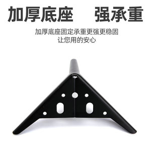 Pieds de meubles Boxuanya en acier laminé à froid, semi-circulaires et triangulaires, 12cm, 15cm, 18cm, 25cm, pour canapé et table basse - Product Image 3