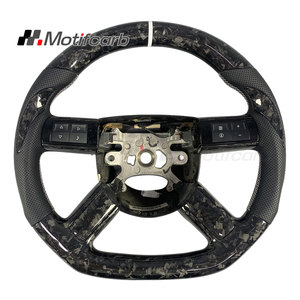 Volant de voiture en fibre de carbone forgée personnalisé pour Chrysler 300 300C SRT SRT8 2004-2010, amélioration de l'intérieur - Product Image 1
