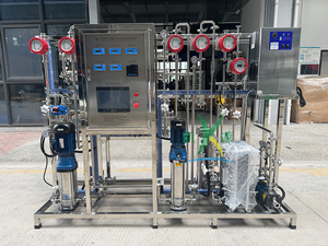 Nuovo sistema RO a due stadi da 500L per acqua pura + modulo dispositivo EDI per la produzione di acqua ultra pura, approvato CE/ISO9001 - Product Image 4